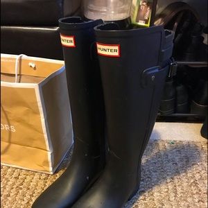 Hunter rain boots size 7